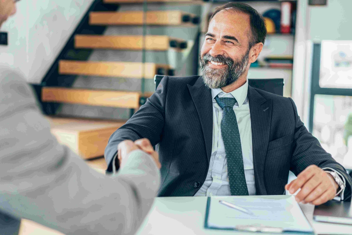 Gibsons consulting 2 business meeting handshake