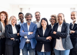 team of office workers