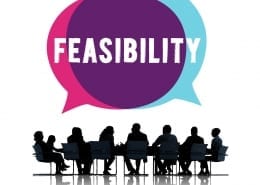 people discussing feasability